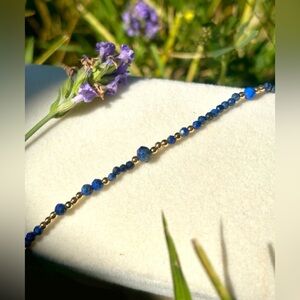 Lapis Lazuli Dainty Bracelet